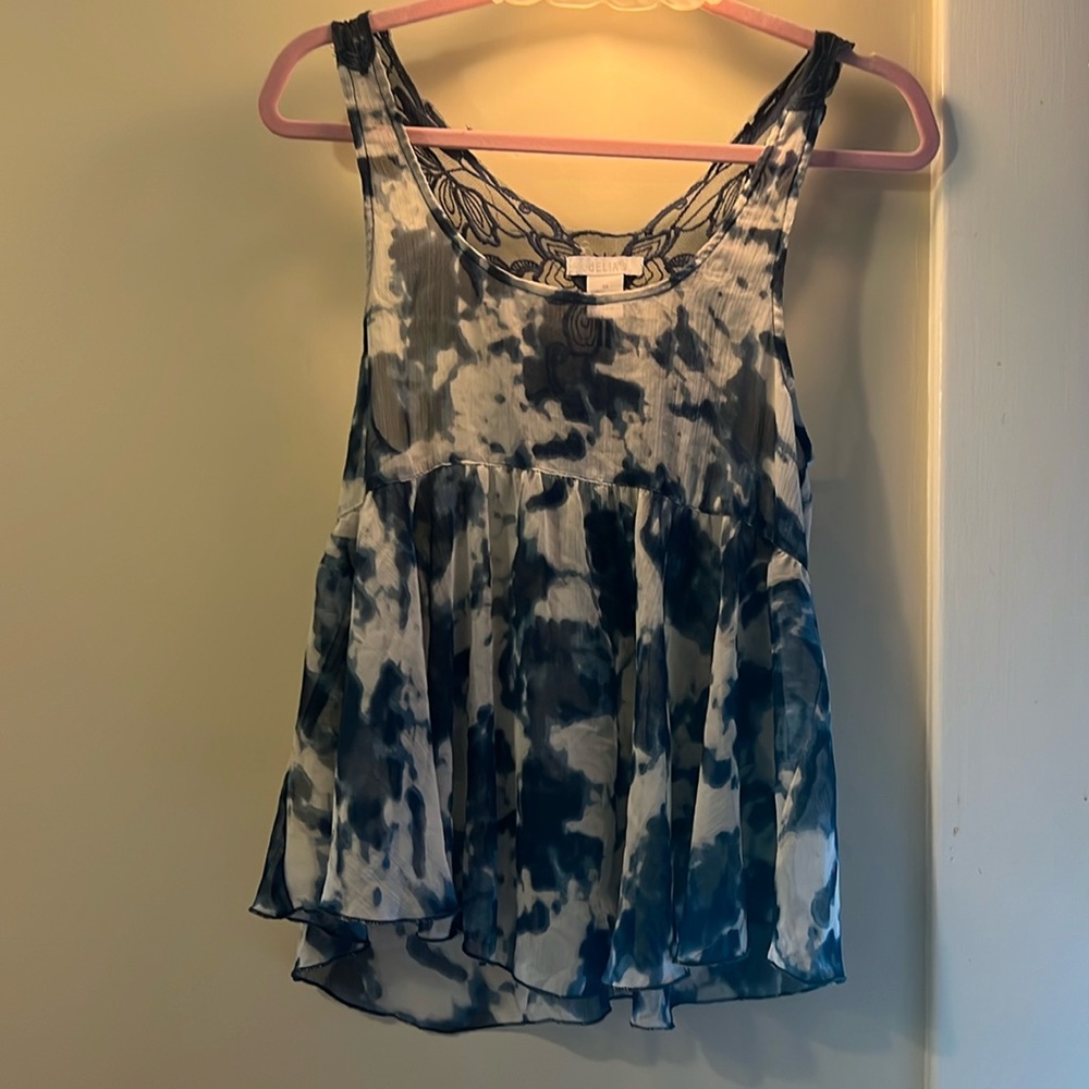 Delia’s sheer fabric tank top
